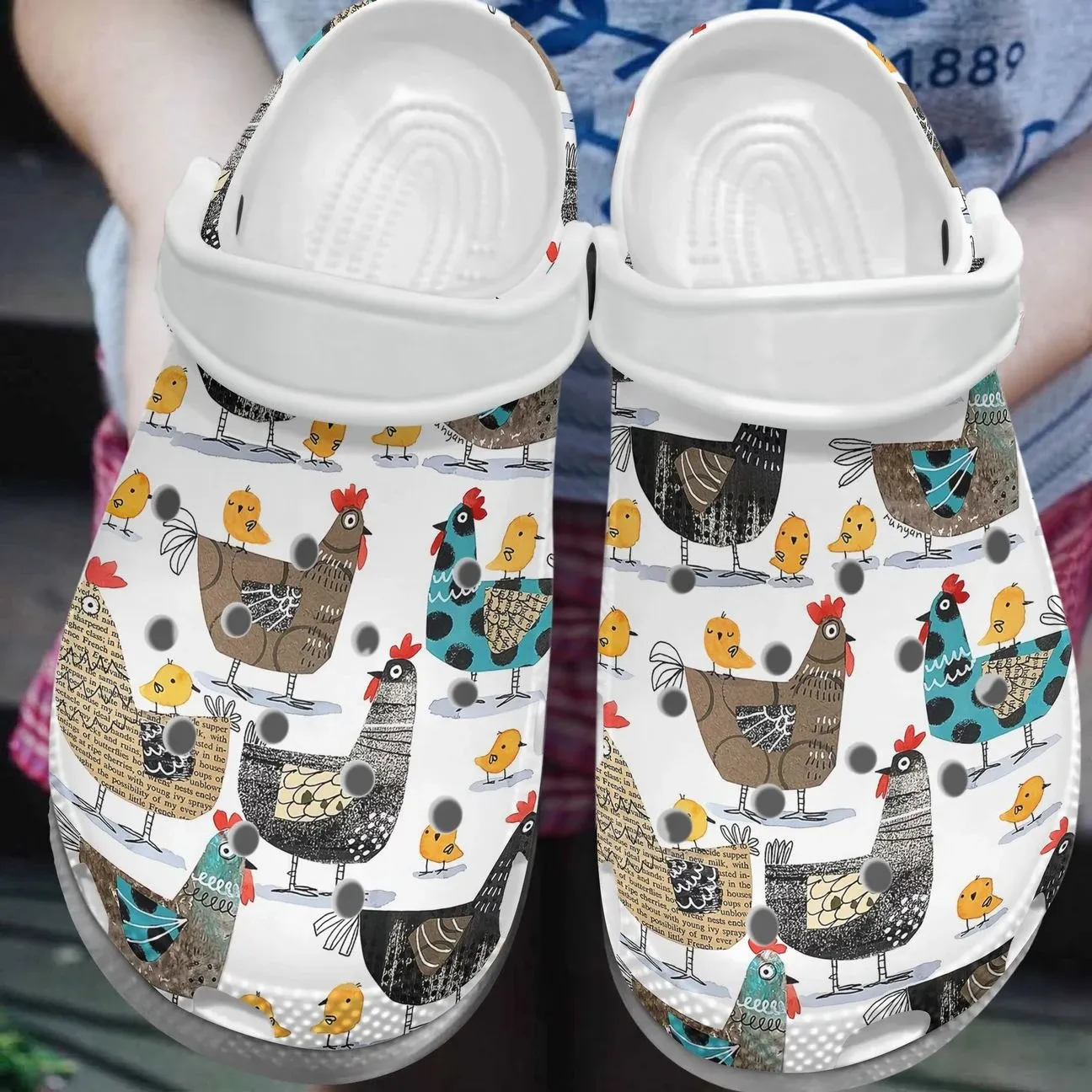 Chicken Personalized Clog Custom Crocs Comfortablefashion Style Comfortable For Women Men Kid Print 3D Chicken Personalized Clog Custom Crocs Comfortablefashion Style Comfortable For Women Men Kid Print 3D