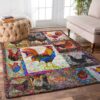 Chicken Rainbow Rug Sport Decor Gift Floor Decor Living Room Carpet Rug Area Rug - cdf1f1f1d3fb