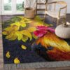 Chicken Sunflower Rug Sport Decor Gift Floor Decor Living Room Carpet Rug Area Rug - 5ba9bf840b7d