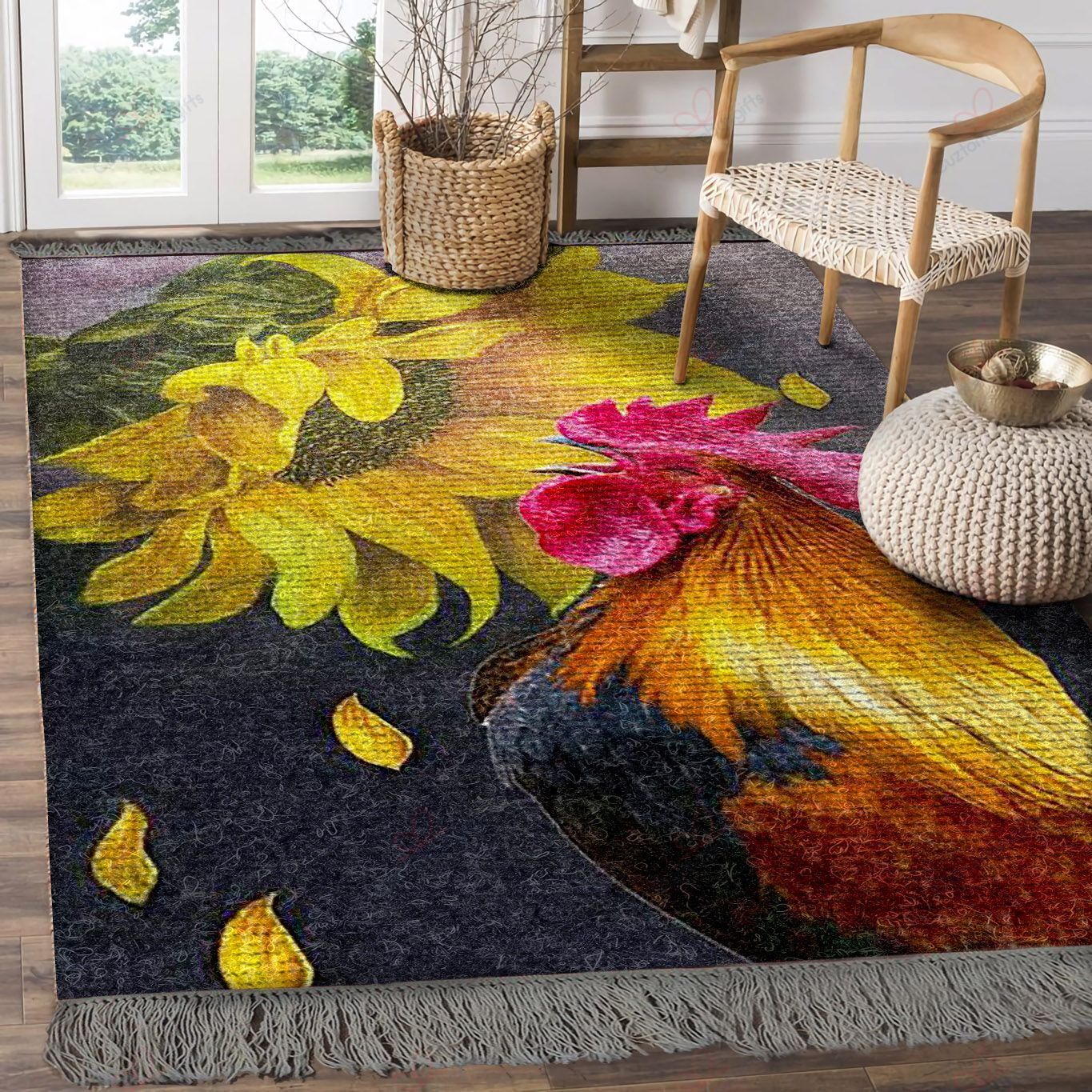Chicken Sunflower Rug Sport Decor Gift Floor Decor Living Room Carpet Rug Area Rug - 5ba9bf840b7d Chicken Sunflower Rug Sport Decor Gift Floor Decor Living Room Carpet Rug Area Rug - 5ba9bf840b7d
