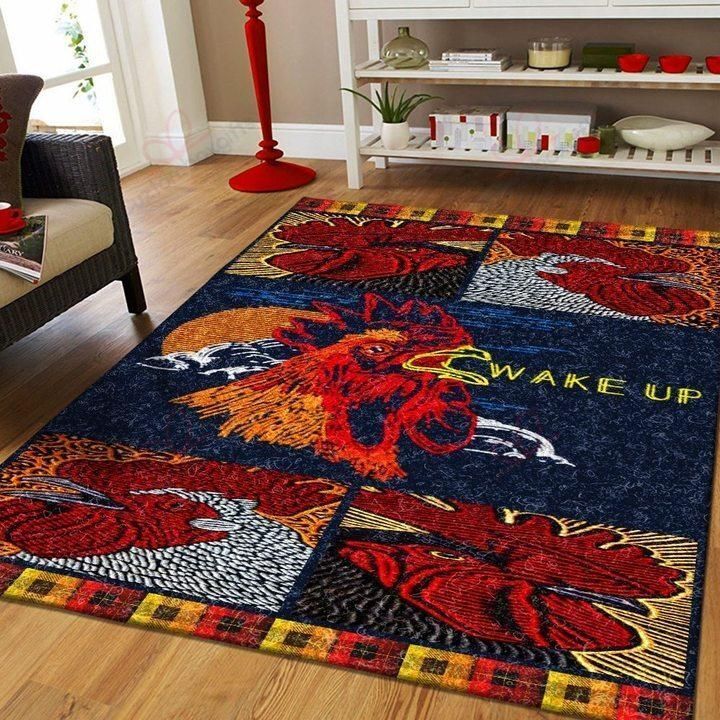 Chicken Wake Up Rug Sport Decor Gift Floor Decor Living Room Carpet Rug Area Rug - cfeab2f0b30b Chicken Wake Up Rug Sport Decor Gift Floor Decor Living Room Carpet Rug Area Rug - cfeab2f0b30b
