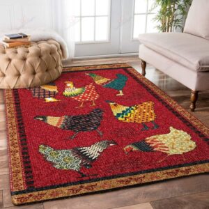 Chickens Rug Sport Decor Gift Floor Decor Living Room Carpet Rug Area Rug - 7184db2dc2fc