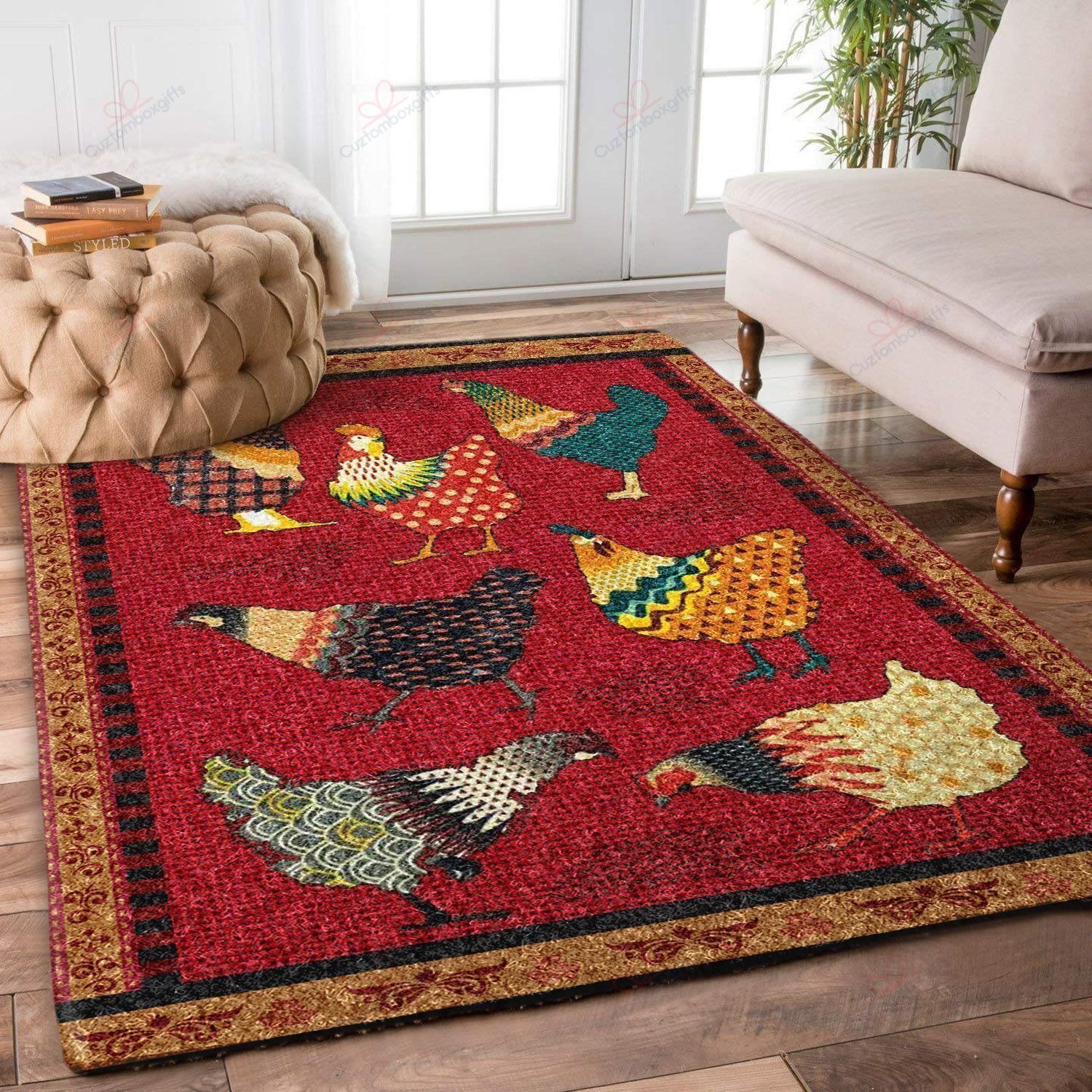 Chickens Rug Sport Decor Gift Floor Decor Living Room Carpet Rug Area Rug - 7184db2dc2fc Chickens Rug Sport Decor Gift Floor Decor Living Room Carpet Rug Area Rug - 7184db2dc2fc