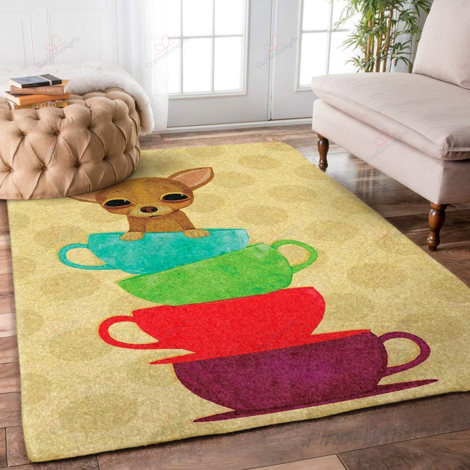 Chihuahua And Cup Rug Sport Decor Gift Floor Decor Living Room Carpet Rug Area Rug - 3db560046573 Chihuahua And Cup Rug Sport Decor Gift Floor Decor Living Room Carpet Rug Area Rug - 3db560046573