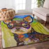 Chihuahua Dog Newspaper Art Rug Sport Decor Gift Floor Decor Living Room Carpet Rug Area Rug - 1783c5c2cc56