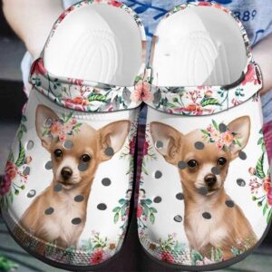 Chihuahua Dog Personalized Clog Custom Crocs Comfortablefashion Style Comfortable For Women Men Kid Print 3D