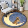 Chihuahua Round Carpet Floor Rug Living Room Bedroom Decor Round Area Rug Carpet
