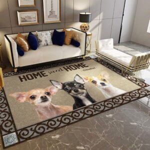 Chihuahua Home Sweet Home Rug Sport Decor Gift Floor Decor Living Room Carpet Rug Area Rug - 8ba3bb2fe2bf