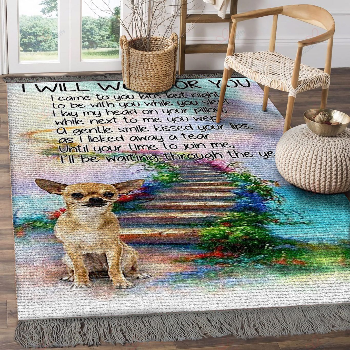 Chihuahua I Will Wait For You Rug Sport Decor Gift Floor Decor Living Room Carpet Rug Area Rug - aaf65da6bad0 Chihuahua I Will Wait For You Rug Sport Decor Gift Floor Decor Living Room Carpet Rug Area Rug - aaf65da6bad0