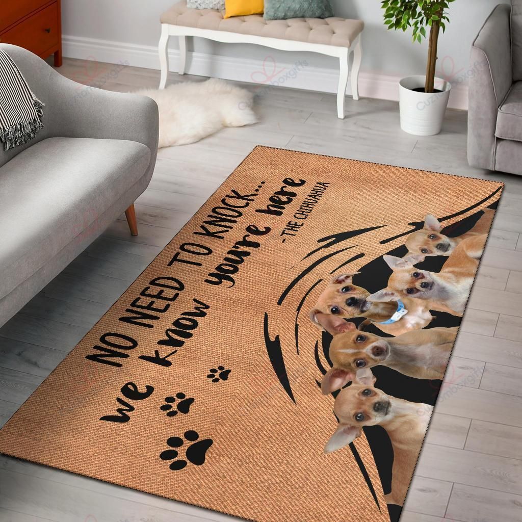 Chihuahua No Need To Knock Rug Sport Decor Gift Floor Decor Living Room Carpet Rug Area Rug - 86d179ad5ff4 Chihuahua No Need To Knock Rug Sport Decor Gift Floor Decor Living Room Carpet Rug Area Rug - 86d179ad5ff4