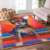 Chihuahua Rainbow Rug Sport Decor Gift Floor Decor Living Room Carpet Rug Area Rug - aed9003e4b50
