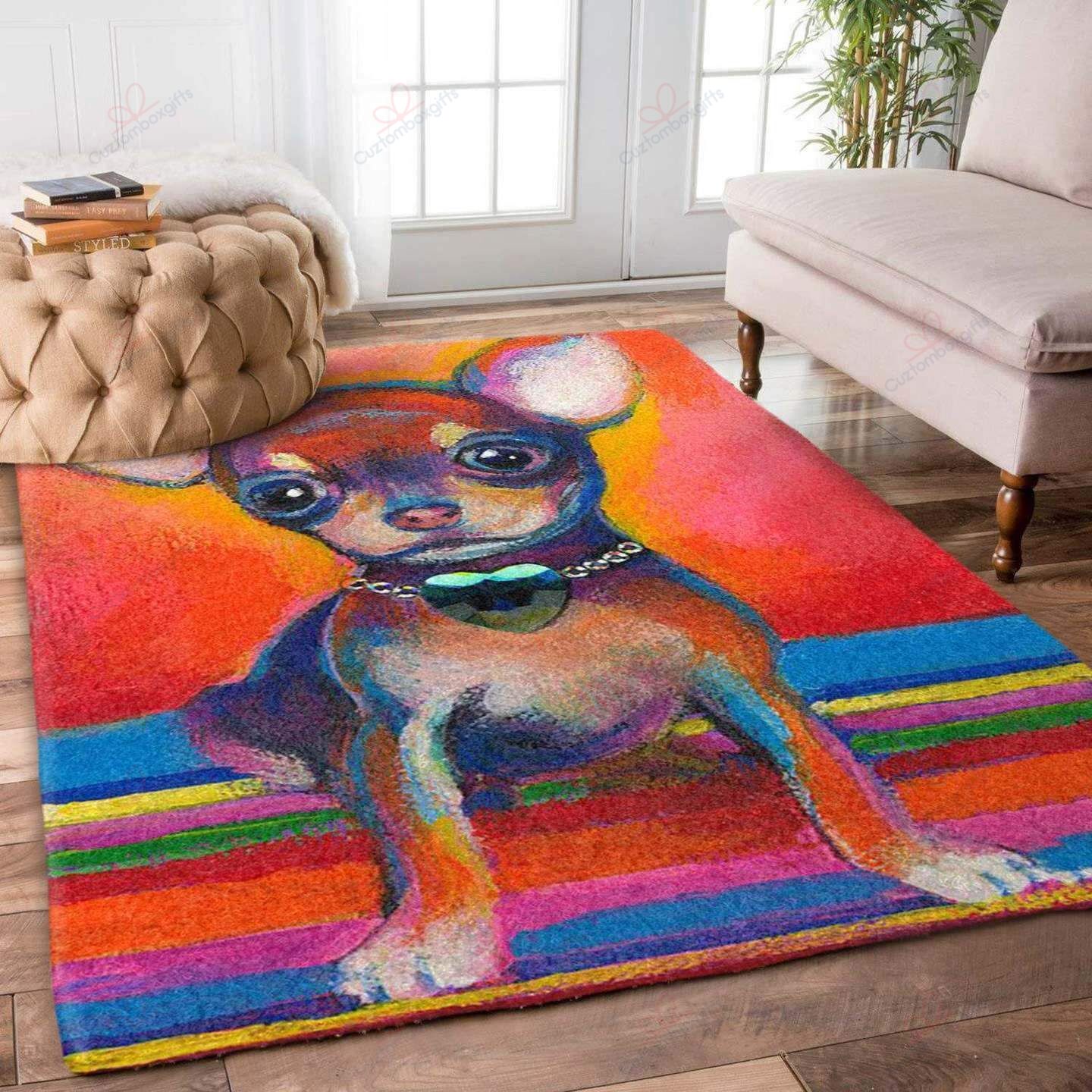 Chihuahua Rainbow Rug Sport Decor Gift Floor Decor Living Room Carpet Rug Area Rug - aed9003e4b50 Chihuahua Rainbow Rug Sport Decor Gift Floor Decor Living Room Carpet Rug Area Rug - aed9003e4b50