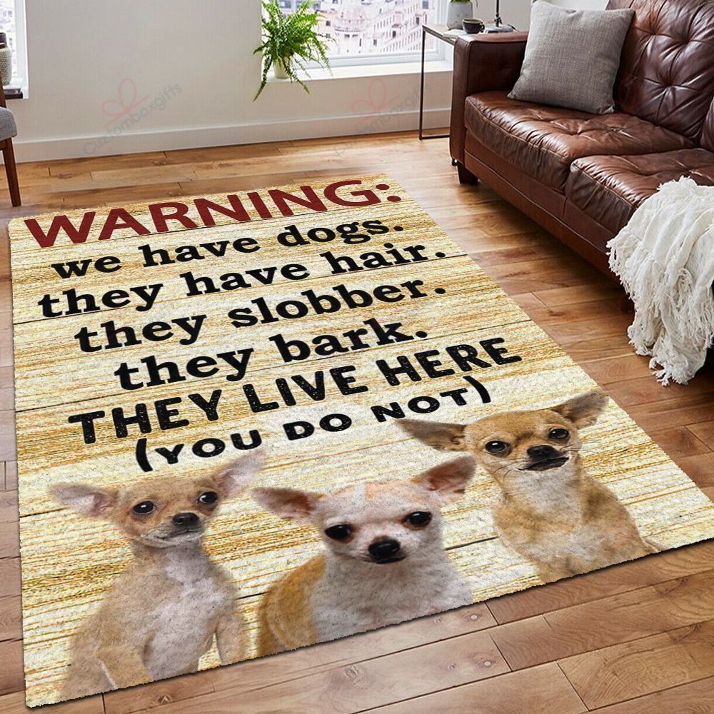 Chihuahua Warning Rug Sport Decor Gift Floor Decor Living Room Carpet Rug Area Rug - eb1aad97f79d Chihuahua Warning Rug Sport Decor Gift Floor Decor Living Room Carpet Rug Area Rug - eb1aad97f79d