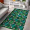 Chimpanzee Pattern 1 Rug Sport Decor Gift Floor Decor Living Room Carpet Rug Area Rug - 949f40889715