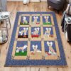 Chinese Crested Dog Rug Sport Decor Gift Floor Decor Living Room Carpet Rug Area Rug - 63d87cdaa498