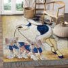Chinese Crested Walking Lady Rug Sport Decor Gift Floor Decor Living Room Carpet Rug Area Rug - f6d7f180b2ee