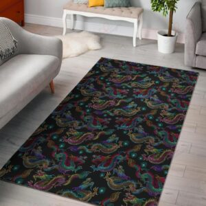 Chinese Dragon Pattern Rug Sport Decor Gift Floor Decor Living Room Carpet Rug Area Rug - 141e323f0657