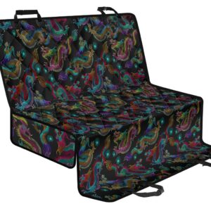 Chinese Dragon Pattern Print Pet Car Back Seat Cover - e1d1855eccbf