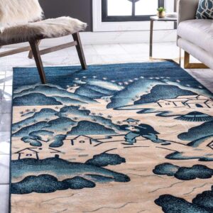 Chinese Landscape Rug Sport Decor Gift Floor Decor Living Room Carpet Rug Area Rug - 9f2ed69c21be