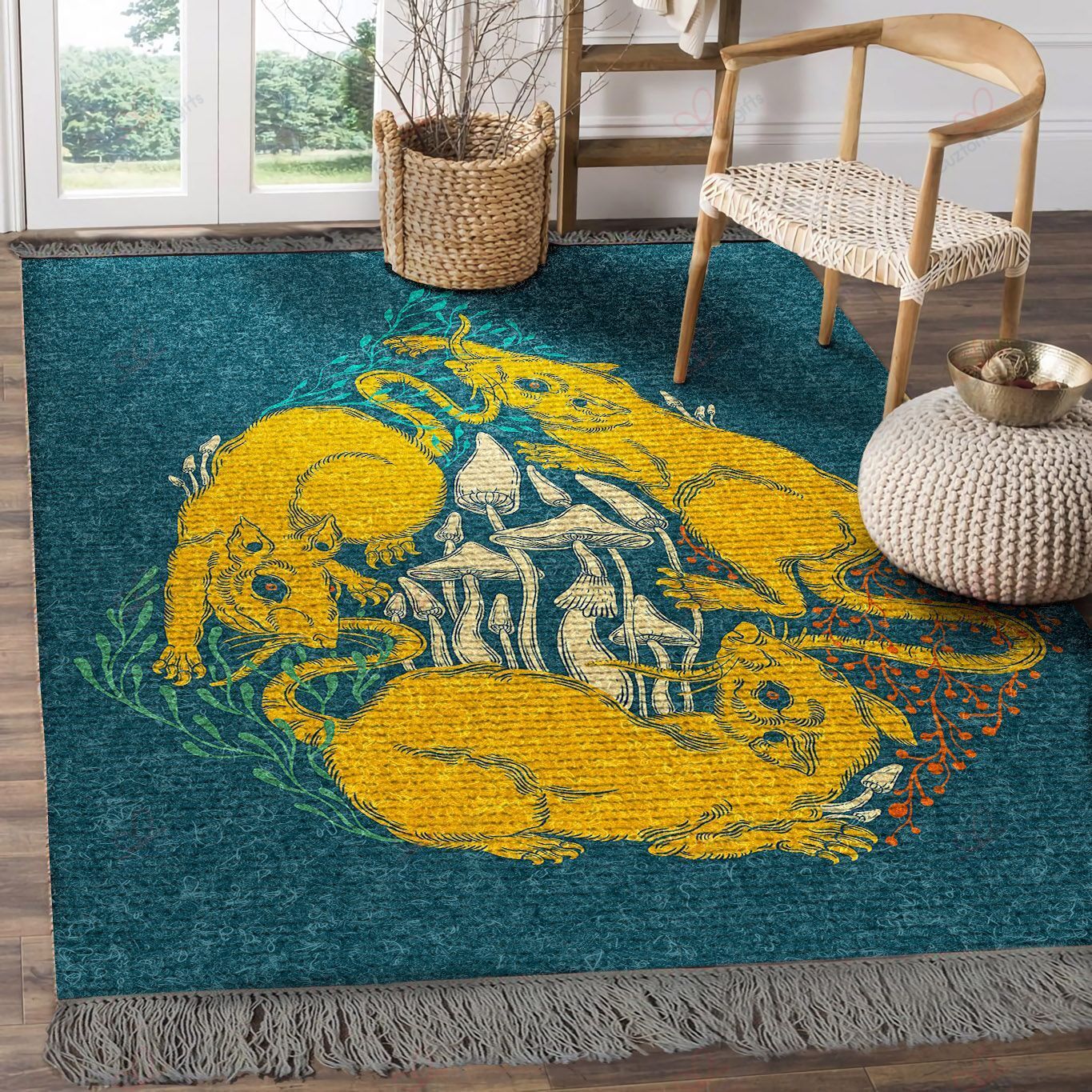 Chinese New Year Year Of The Rat Yellow Rat Lotus Rug Sport Decor Gift Floor Decor Living Room Carpet Rug Area Rug - 97b8a6b429b4 Chinese New Year Year Of The Rat Yellow Rat Lotus Rug Sport Decor Gift Floor Decor Living Room Carpet Rug Area Rug - 97b8a6b429b4