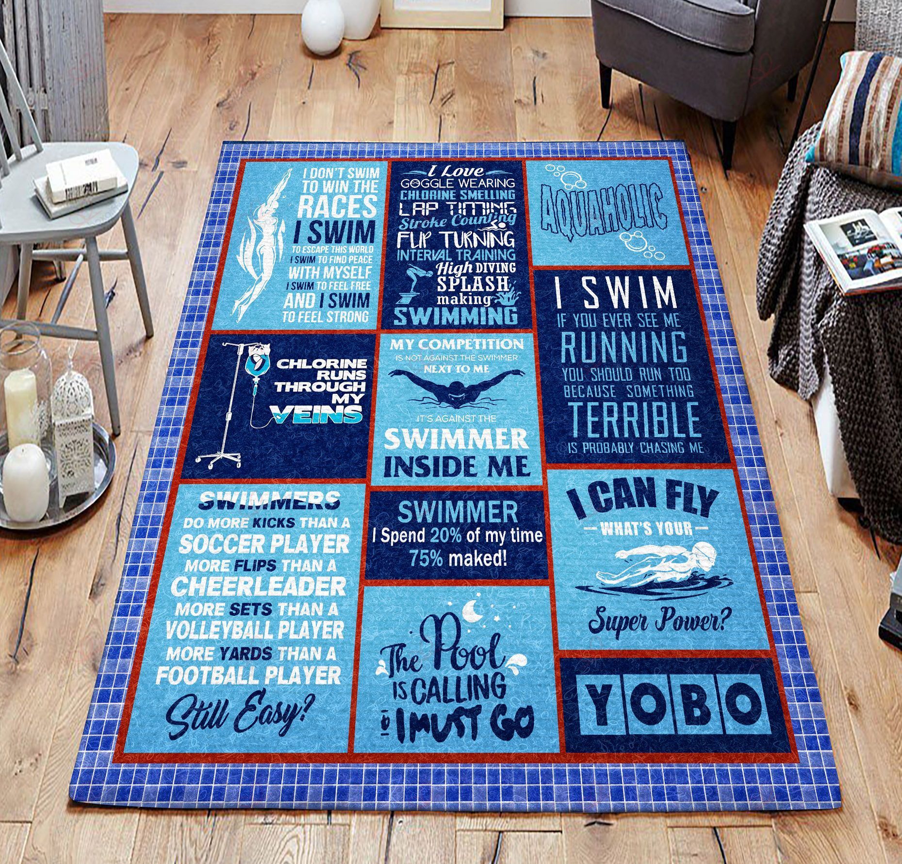 Chlorine Is My Perfume Rug Sport Decor Gift Floor Decor Living Room Carpet Rug Area Rug - a97e88a6bddf Chlorine Is My Perfume Rug Sport Decor Gift Floor Decor Living Room Carpet Rug Area Rug - a97e88a6bddf