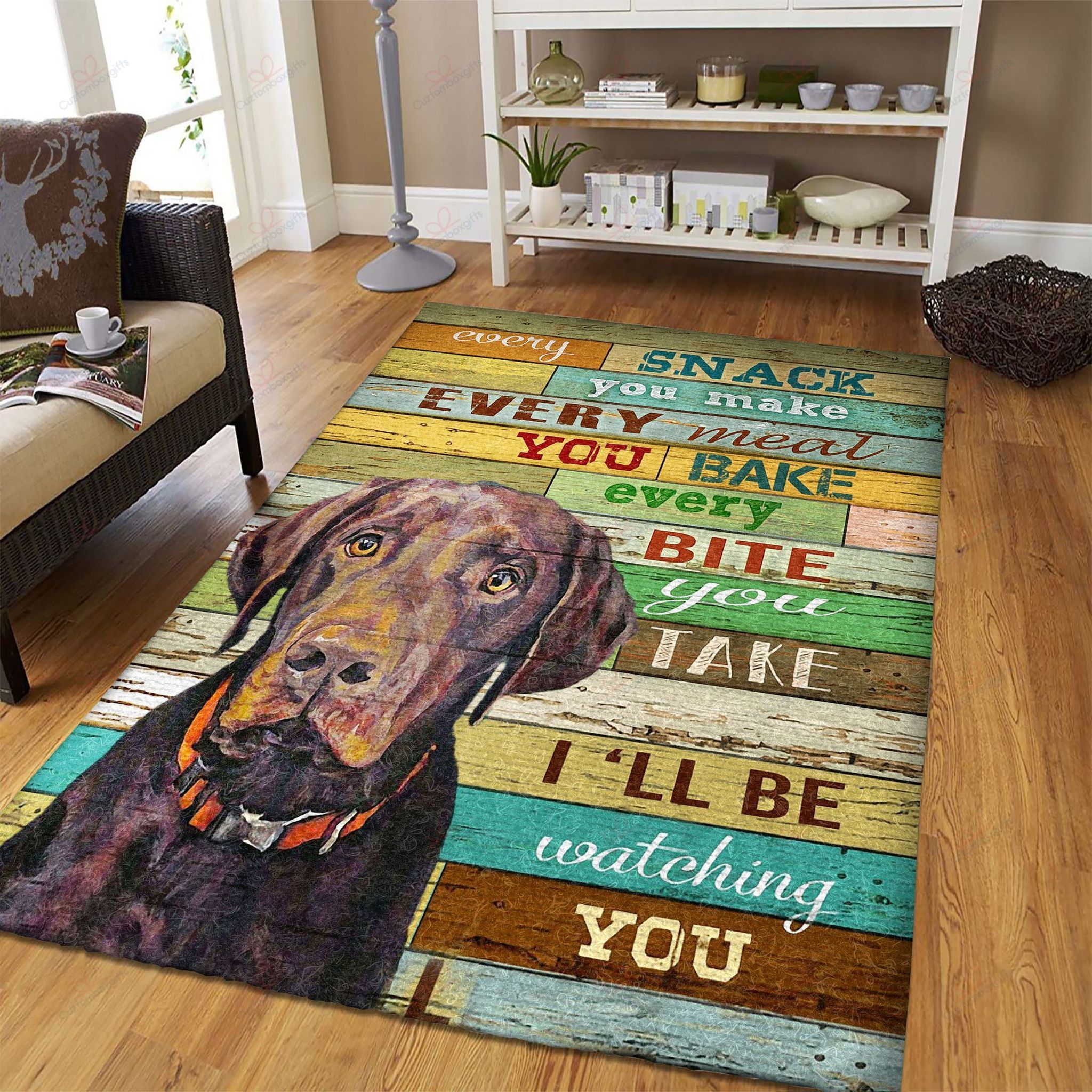 Chocolate Labrador Ill Be Watching You Rug Sport Decor Gift Floor Decor Living Room Carpet Rug Area Rug - 4767ad562ee7 Chocolate Labrador Ill Be Watching You Rug Sport Decor Gift Floor Decor Living Room Carpet Rug Area Rug - 4767ad562ee7