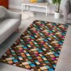Chocolate Pattern 2 Rug Sport Decor Gift Floor Decor Living Room Carpet Rug Area Rug - 777a5a259bca
