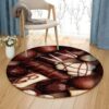 Chocolate Sweet Round Carpet Floor Rug Living Room Bedroom Decor Round Area Rug Carpet