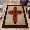 Christian Cross 2 Rug Sport Decor Gift Floor Decor Living Room Carpet Rug Area Rug - 853db87a8084