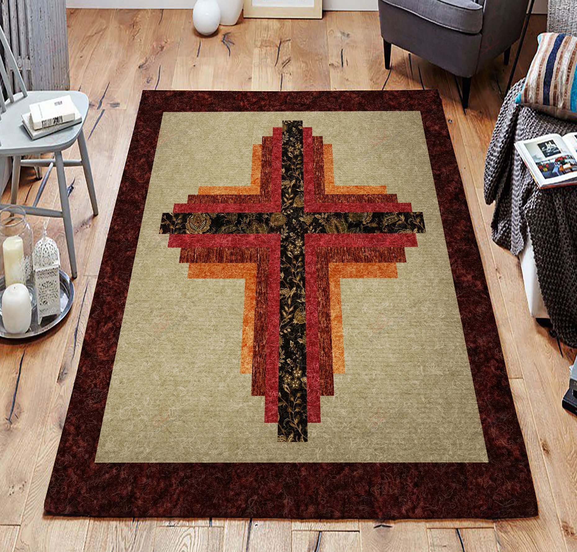 Christian Cross 2 Rug Sport Decor Gift Floor Decor Living Room Carpet Rug Area Rug - 853db87a8084 Christian Cross 2 Rug Sport Decor Gift Floor Decor Living Room Carpet Rug Area Rug - 853db87a8084