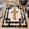 Christian Cross Rug Sport Decor Gift Floor Decor Living Room Carpet Rug Area Rug - 9e396922cba7