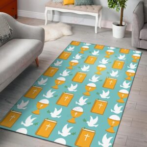 Christian Dove Pattern Rug Sport Decor Gift Floor Decor Living Room Carpet Rug Area Rug - d170e62d9f4e