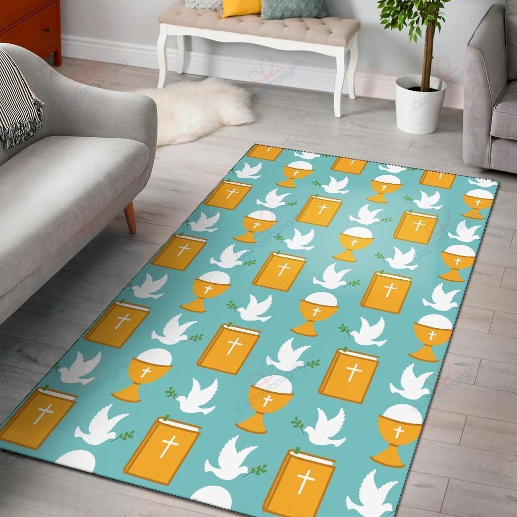 Christian Dove Pattern Rug Sport Decor Gift Floor Decor Living Room Carpet Rug Area Rug - d170e62d9f4e Christian Dove Pattern Rug Sport Decor Gift Floor Decor Living Room Carpet Rug Area Rug - d170e62d9f4e