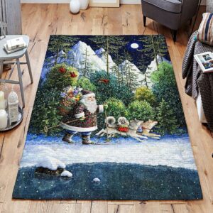 Christmas 1 Rug Sport Decor Gift Floor Decor Living Room Carpet Rug Area Rug - efb199360c9f