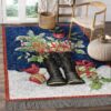 Christmas Boots Rug Sport Decor Gift Floor Decor Living Room Carpet Rug Area Rug - a9fa13d0e282
