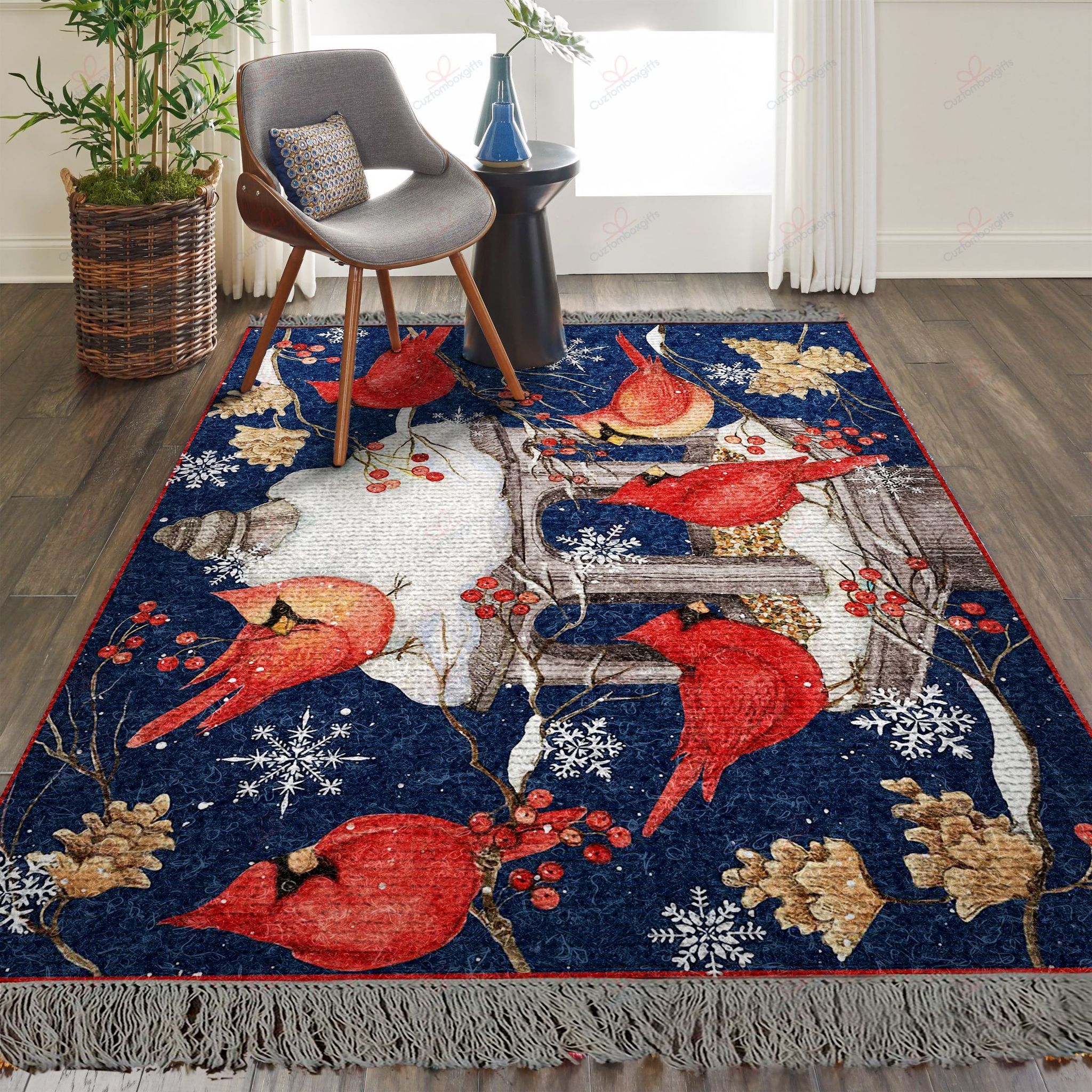 Christmas Cardinal Bird Feeder Rug Sport Decor Gift Floor Decor Living Room Carpet Rug Area Rug - 60b4dfb10cfb Christmas Cardinal Bird Feeder Rug Sport Decor Gift Floor Decor Living Room Carpet Rug Area Rug - 60b4dfb10cfb