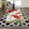 Christmas Cardinal Blessings Rug Sport Decor Gift Floor Decor Living Room Carpet Rug Area Rug - 723027bb8c70