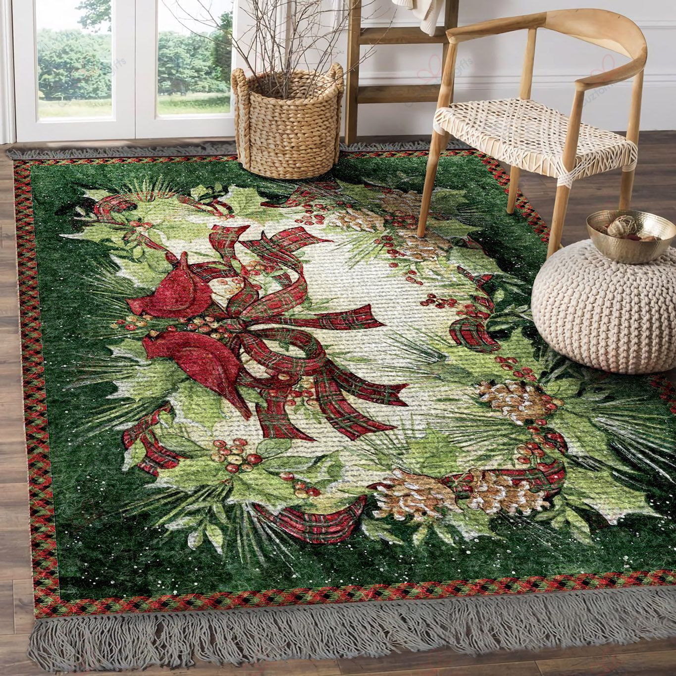 Christmas Cardinal Wreath Rug Sport Decor Gift Floor Decor Living Room Carpet Rug Area Rug - 6f1f9cab416b Christmas Cardinal Wreath Rug Sport Decor Gift Floor Decor Living Room Carpet Rug Area Rug - 6f1f9cab416b