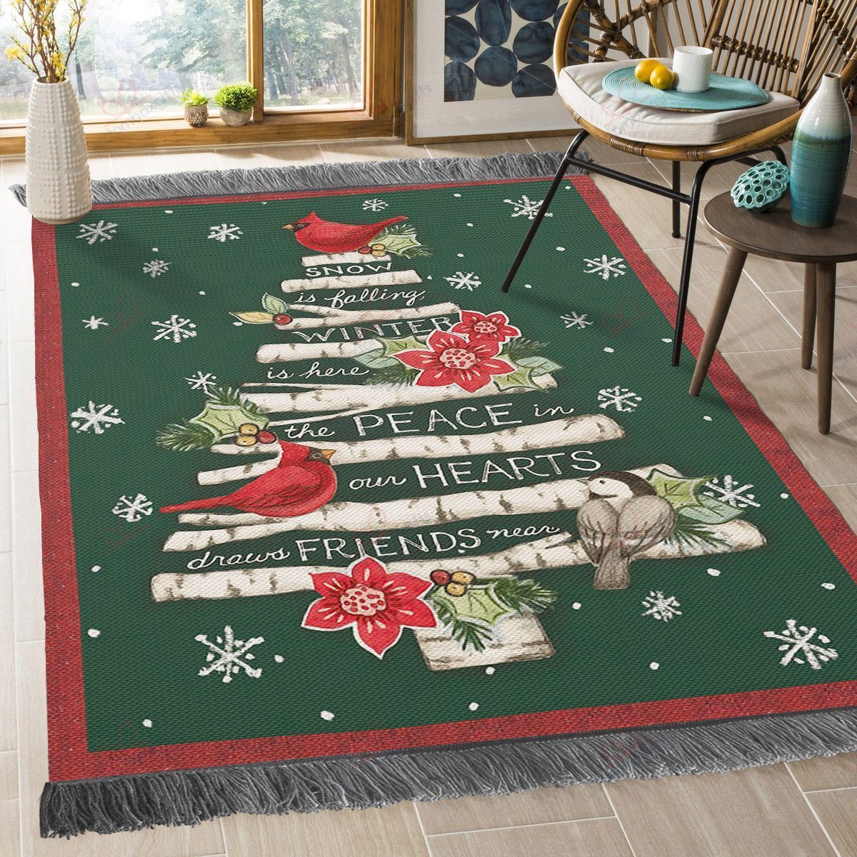 Christmas Cardinals Words Tree Rug Sport Decor Gift Floor Decor Living Room Carpet Rug Area Rug - 8a616a737c8b Christmas Cardinals Words Tree Rug Sport Decor Gift Floor Decor Living Room Carpet Rug Area Rug - 8a616a737c8b