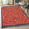 Christmas Chalk Words Rug Sport Decor Gift Floor Decor Living Room Carpet Rug Area Rug - c8ecc8d1a346