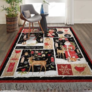 Christmas Collage 2 Rug Sport Decor Gift Floor Decor Living Room Carpet Rug Area Rug - c20a686b8206