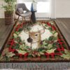 Christmas Deer Rug Sport Decor Gift Floor Decor Living Room Carpet Rug Area Rug - 4682a444ca50
