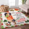 Christmas Dog 2 Rug Sport Decor Gift Floor Decor Living Room Carpet Rug Area Rug - e3fd3a9d5f63