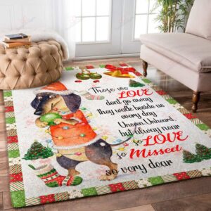 Christmas Dog 2 Rug Sport Decor Gift Floor Decor Living Room Carpet Rug Area Rug - e3fd3a9d5f63