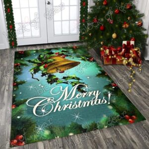 Christmas Doorbell Rug Sport Decor Gift Floor Decor Living Room Carpet Rug Area Rug - b314a59e9453