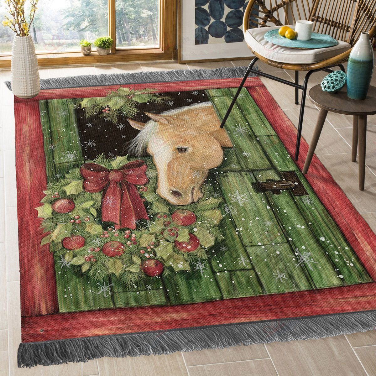 Christmas Horse 2 Rug Sport Decor Gift Floor Decor Living Room Carpet Rug Area Rug - 9b60078cd3a5 Christmas Horse 2 Rug Sport Decor Gift Floor Decor Living Room Carpet Rug Area Rug - 9b60078cd3a5