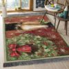 Christmas Horse Rug Sport Decor Gift Floor Decor Living Room Carpet Rug Area Rug - f8586de95d3f