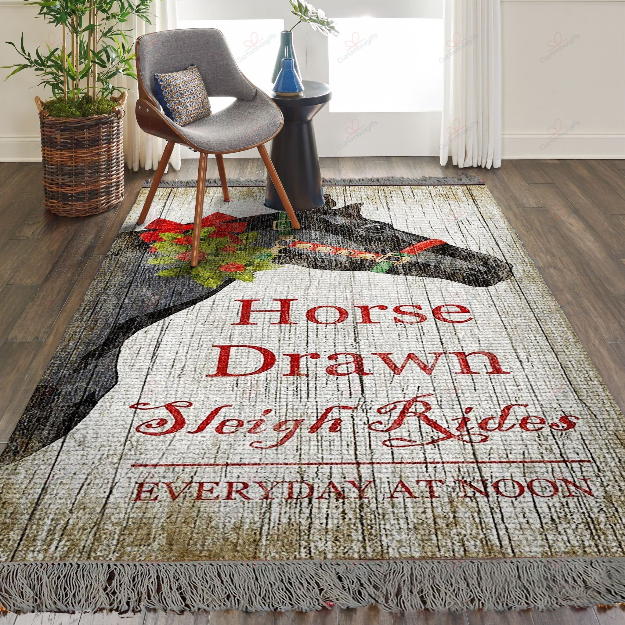 Christmas Horse Rug Sport Decor Gift Floor Decor Living Room Carpet Rug Area Rug - 404f285b3dc9 Christmas Horse Rug Sport Decor Gift Floor Decor Living Room Carpet Rug Area Rug - 404f285b3dc9