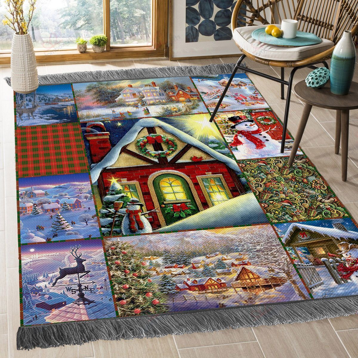 Christmas House Rug Sport Decor Gift Floor Decor Living Room Carpet Rug Area Rug - 1b622967cb53 Christmas House Rug Sport Decor Gift Floor Decor Living Room Carpet Rug Area Rug - 1b622967cb53