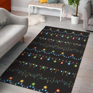 Christmas Light Pattern 1 Rug Sport Decor Gift Floor Decor Living Room Carpet Rug Area Rug - 05290941c192